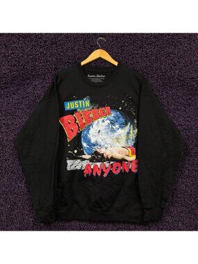 Justin Bieber Anyone Crewneck Sweater Size Extra Large